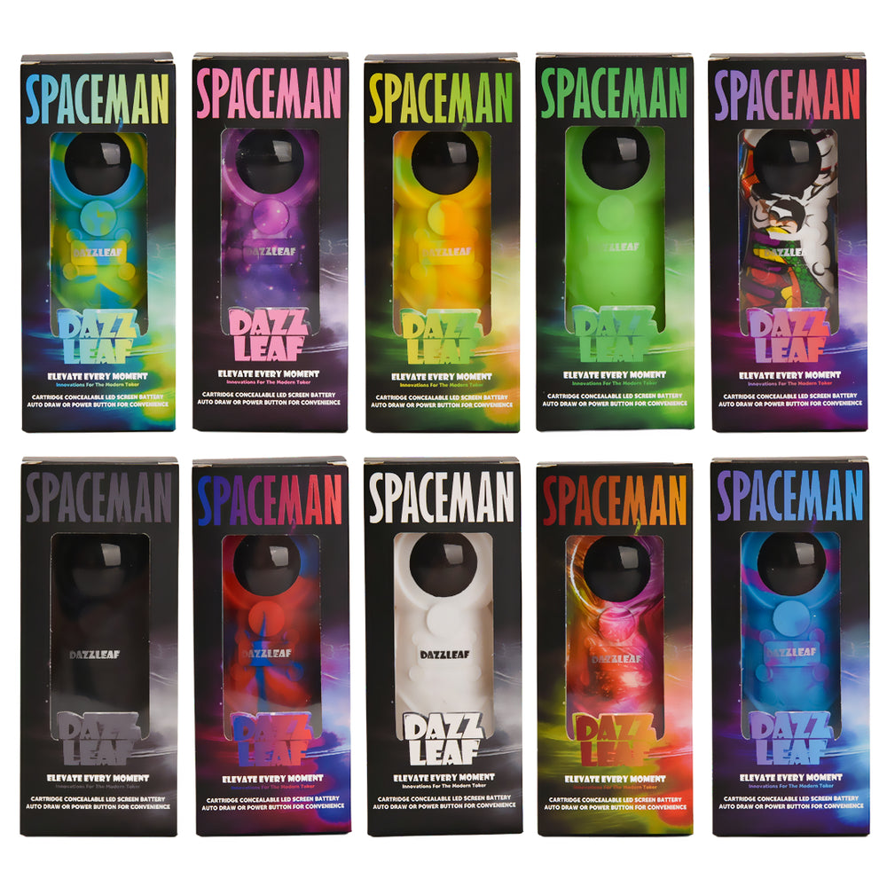 SPACEMAN 510 Cartridge Concealable VV 550mAh PreHeat LED Screen Battery